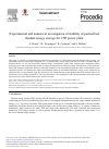 Scholarly article on topic 'Experimental and Numerical Investigation of Stability of Packed Bed Thermal Energy Storage for CSP Power Plant'