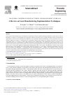 Scholarly article on topic 'A Review on Lean Manufacturing Implementation Techniques'