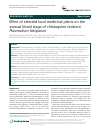 Scholarly article on topic 'Effect of selected local medicinal plants on the asexual blood stage of chloroquine resistant Plasmodium falciparum'