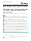 Scholarly article on topic 'Pullout strength of pedicle screws with cement augmentation in severe osteoporosis: A comparative study between cannulated screws with cement injection and solid screws with cement pre-filling'