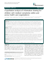 Scholarly article on topic 'A qualitative analysis of information sharing for children with medical complexity within and across health care organizations'