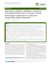 Scholarly article on topic 'Improving L-arabinose utilization of pentose fermenting Saccharomyces cerevisiae cells by heterologous expression of L-arabinose transporting sugar transporters'