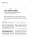 Scholarly article on topic 'Vitamin-Responsive Epileptic Encephalopathies in Children'