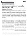 Scholarly article on topic 'Maximising the efficiency of clinical screening programmes: balancing predictive genetic testing with a right not to know'