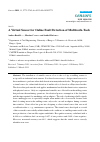 Scholarly article on topic 'A Virtual Sensor for Online Fault Detection of Multitooth-Tools'