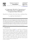 Scholarly article on topic 'A Component Model for Separation of Control Flow from Computation in Component-Based Systems'