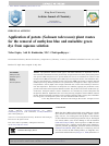 Scholarly article on topic 'Application of potato (Solanum tuberosum) plant wastes for the removal of methylene blue and malachite green dye from aqueous solution'