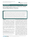 Scholarly article on topic 'Improving the Effectiveness of Electronic Health Record-Based Referral Processes'