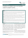 Scholarly article on topic 'Prevalence of childbirth fear in an Australian sample of pregnant women'