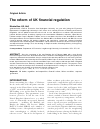 Scholarly article on topic 'The reform of UK financial regulation'