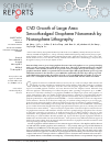 Scholarly article on topic 'CVD Growth of Large Area Smooth-edged Graphene Nanomesh by Nanosphere Lithography'