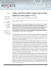 Scholarly article on topic 'Halloysite Nanotubes Capturing Isotope Selective Atmospheric CO2'