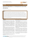 Scholarly article on topic 'Bacterial degradation of chlorophenols and their derivatives'