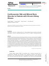 Scholarly article on topic 'Cardiovascular Risk and Mineral Bone Disorder in Patients with Chronic Kidney Disease'