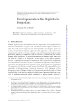 Scholarly article on topic 'Developments in the Right to be Forgotten'