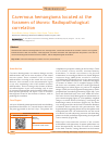 Scholarly article on topic 'Cavernous hemangioma located at the foramen of Monro: Radiopathological correlation'