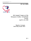 Scholarly article on topic 'Special program and Abstract Issue of the 6th Congress of the European Cardiac Arrhythmia Society'
