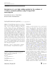 Scholarly article on topic 'Introduction of a new high yielding method for the synthesis of 1, 8-dioxo-octahydroxanthenes using W-doped ZnO nanocomposite'