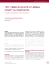 Scholarly article on topic 'Trastornos psiquiátricos en los pacientes con epilepsia'
