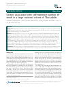 Scholarly article on topic 'Factors associated with self-reported number of teeth in a large national cohort of Thai adults'