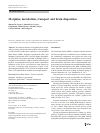 Scholarly article on topic 'Morphine metabolism, transport and brain disposition'