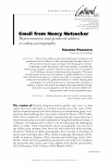 Scholarly article on topic 'Email from Nancy Nutsucker: Representation and gendered address in online pornography'