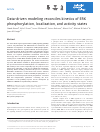 Scholarly article on topic 'Data-driven modeling reconciles kinetics of ERK phosphorylation, localization, and activity states'