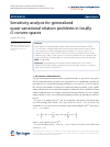 Scholarly article on topic 'Sensitivity analysis for generalized quasi-variational relation problems in locally G-convex spaces'