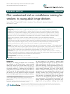 Scholarly article on topic 'Pilot randomized trial on mindfulness training for smokers in young adult binge drinkers'