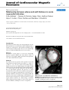 Scholarly article on topic 'Relationship between edema and wall thickness in acute myocardial infarction'