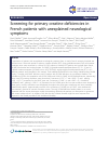 Scholarly article on topic 'Screening for primary creatine deficiencies in French patients with unexplained neurological symptoms'