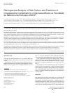 Scholarly article on topic 'Retrospective Analysis of Risk Factors and Predictors of Intraoperative Complications in Neuraxial Blocks at Faculdade de Medicina de Botucatu-UNESP'