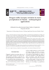 Scholarly article on topic 'Oxygen stable isotopes variation in water precipitation in Poland – anthropological applications'