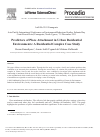 Scholarly article on topic 'Predictors of Place Attachment in Urban Residential Environments: A Residential Complex Case Study'