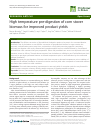 Scholarly article on topic 'High temperature pre-digestion of corn stover biomass for improved product yields'
