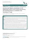 Scholarly article on topic 'Differences in problem behaviour among ethnic minority and majority preschoolers in the Netherlands and the role of family functioning and parenting factors as mediators: the Generation R Study'