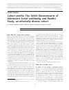 Scholarly article on topic 'Cohort profile: The DASH (Determinants of Adolescent Social well-being and Health) Study, an ethnically diverse cohort'