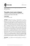 Scholarly article on topic 'The politics of anti-racism in Belgium: A qualitative analysis of the discourse of the anti-racist movement Hand in Hand in the 1990s'