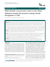 Scholarly article on topic 'When female circumcision comes to the West: Attitudes toward the practice among Somali Immigrants in Oslo'