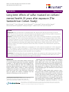 Scholarly article on topic 'Long-term effects of sulfur mustard on civilians’ mental health 20 years after exposure (The Sardasht-Iran Cohort Study)'