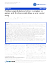 Scholarly article on topic 'Polybrominated diphenyl ethers in relation to autism and developmental delay: a case-control study'