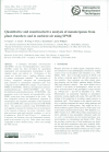 Scholarly article on topic 'Quantitative and enantioselective analysis of monoterpenes from plant chambers and in ambient air using SPME'
