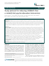 Scholarly article on topic 'Study protocol for reducing childbirth fear: a midwife-led psycho-education intervention'