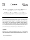 Scholarly article on topic 'The effect of residual stresses on the fracture behaviour of a cracked body under mixed mode loading'