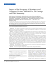 Scholarly article on topic 'Impact of the Serogroup A Meningococcal Conjugate Vaccine, MenAfriVac, on Carriage and Herd Immunity'