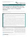 Scholarly article on topic 'Carbon tetrachloride induced kidney and lung tissue damages and antioxidant activities of the aqueous rhizome extract of Podophyllum hexandrum'