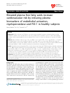 Scholarly article on topic 'Elevated plasma free fatty acids increase cardiovascular risk by inducing plasma biomarkers of endothelial activation, myeloperoxidase and PAI-1 in healthy subjects'