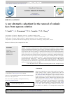 Scholarly article on topic 'A new alternative adsorbent for the removal of cationic dyes from aqueous solution'