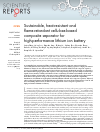 Scholarly article on topic 'Sustainable, heat-resistant and flame-retardant cellulose-based composite separator for high-performance lithium ion battery'