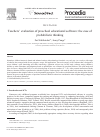 Scholarly article on topic 'Teachers’ evaluation of preschool educational software: the case of probabilistic thinking'